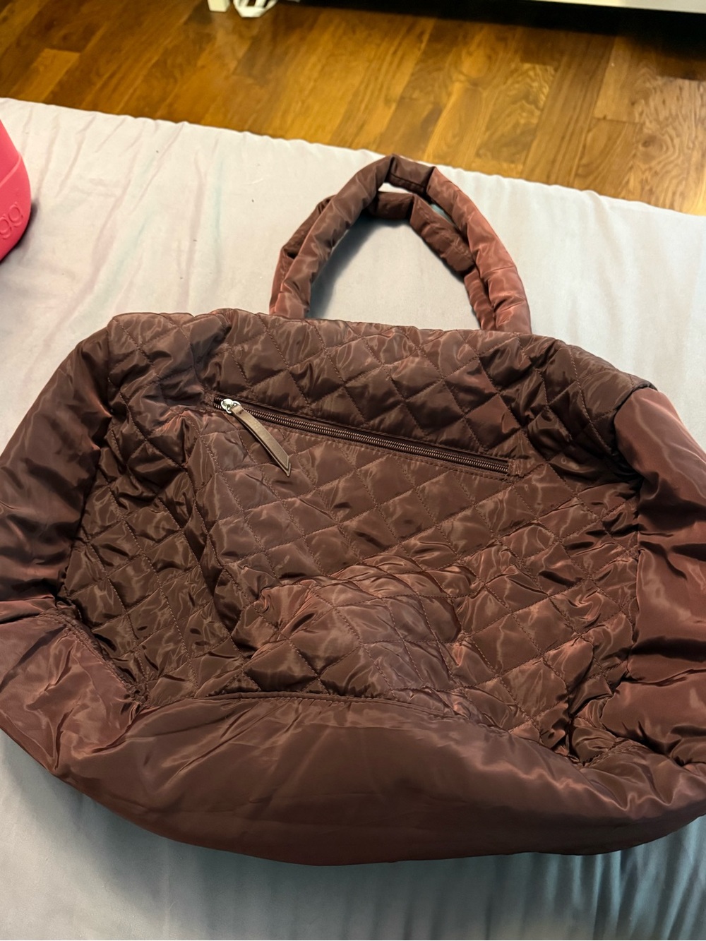 DSW Quilted Puffer Duffle